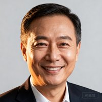 中年男性客户头像，面带微笑，身着深色西装，背景简洁商务风格